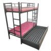 bunk bed with storage box