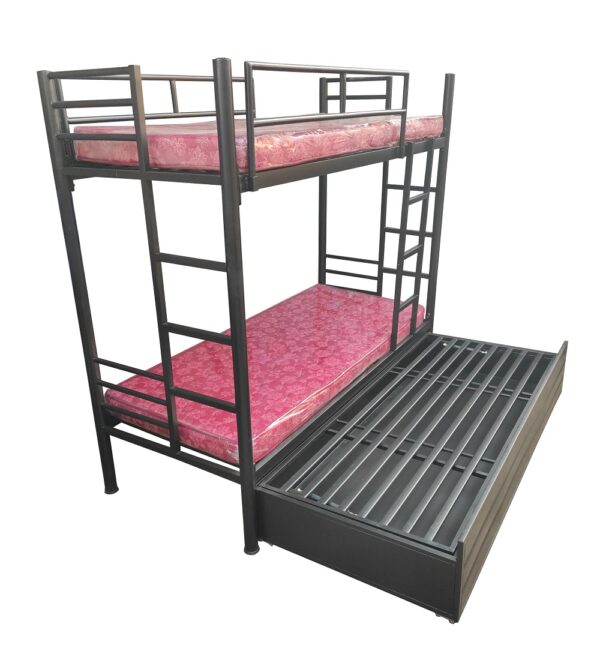 bunk bed with storage box