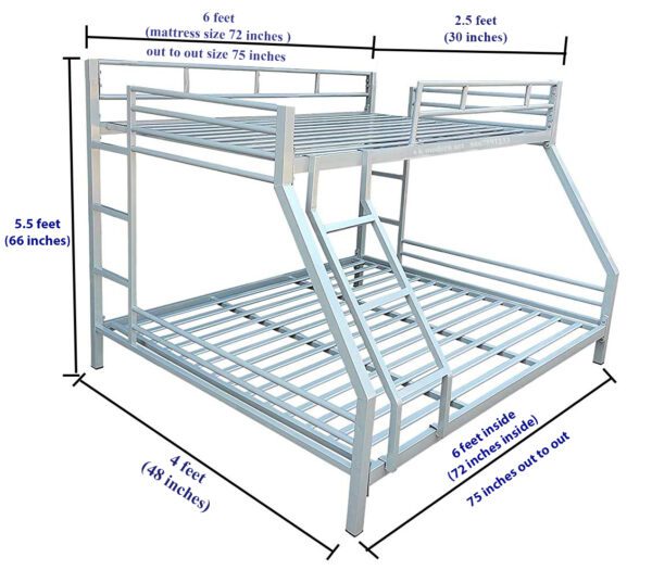 Bunk bed twin over full