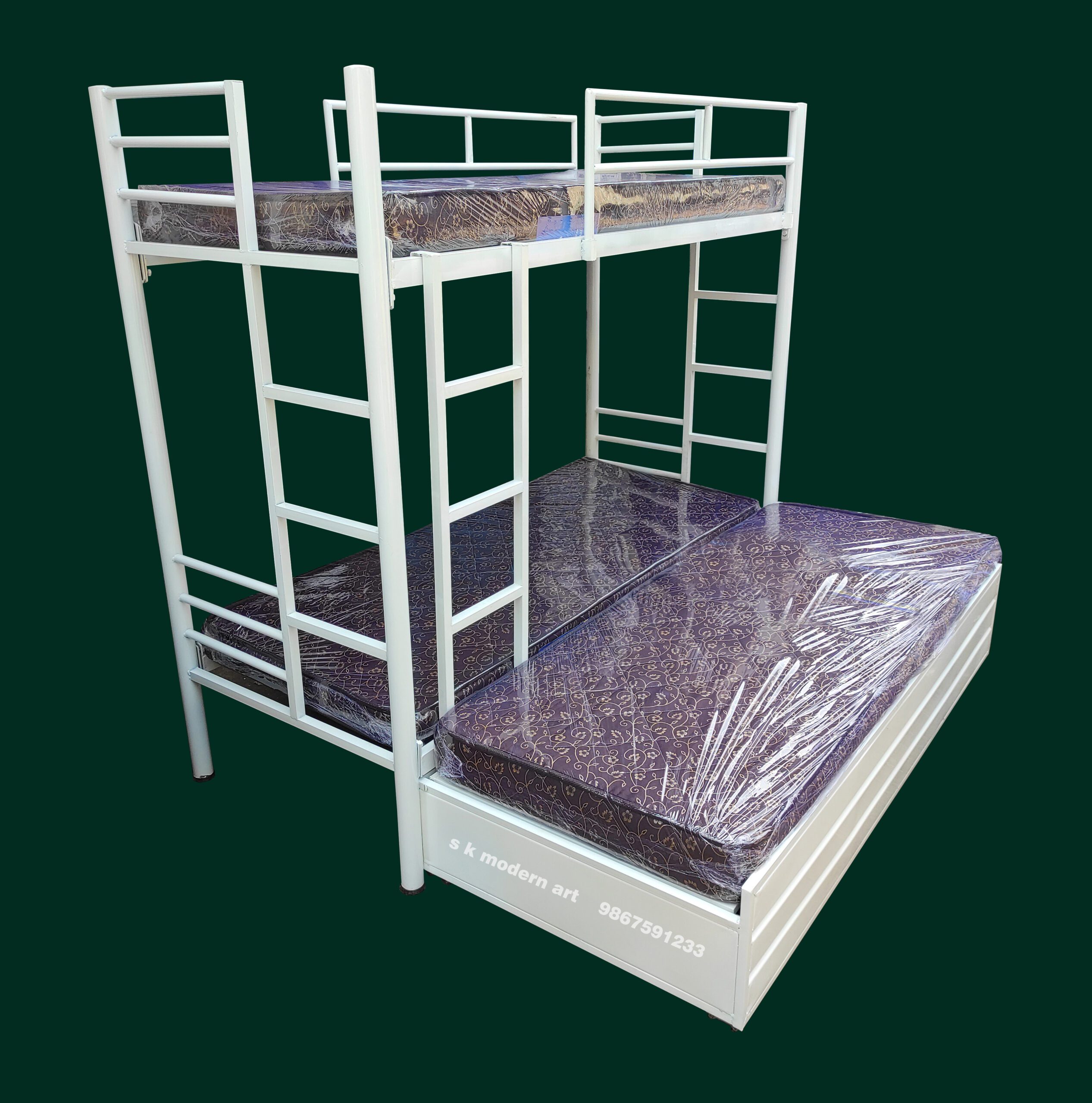 Bunk bed with storage