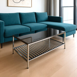 Center Table | Coffee Table for Living Room With Glass - S K MODERN ART