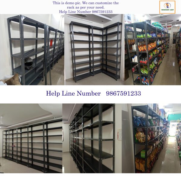 Slotted angle rack