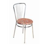 Dining Chair for Living Room - Single Seater with Stainless Steel Frame Design 4 - s k modern art