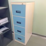 4 Drawer filing cabinet for Office Metal Powder Coated - S K MODERN ART