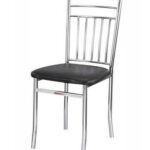 Dining Chair for Living Room - Single Seater with Stainless Steel Frame - s k modern art