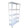 Slotted angle rack white colour