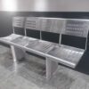 4 seater metro bench