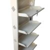 shoe rack 4 shelf metal