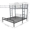 bunk bed 2.5 x 6 + 4 x 6