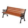 Garden bench black