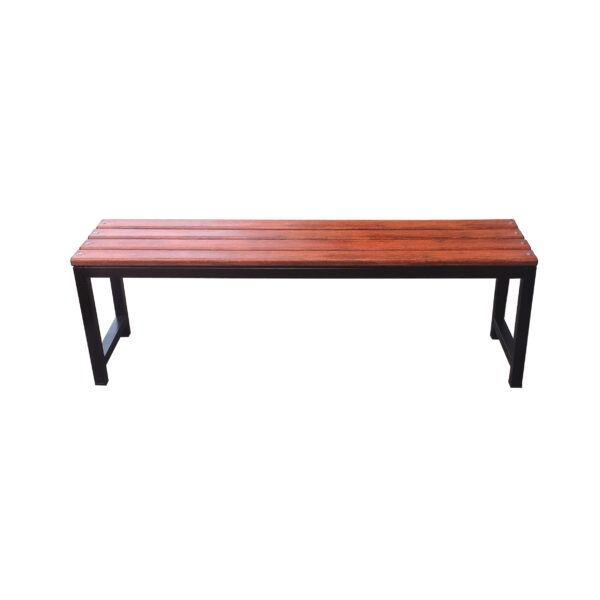 metal sitting bench top fiber strip