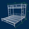 white bunk bed 2.5x6 6x4