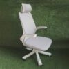 High back office chair white