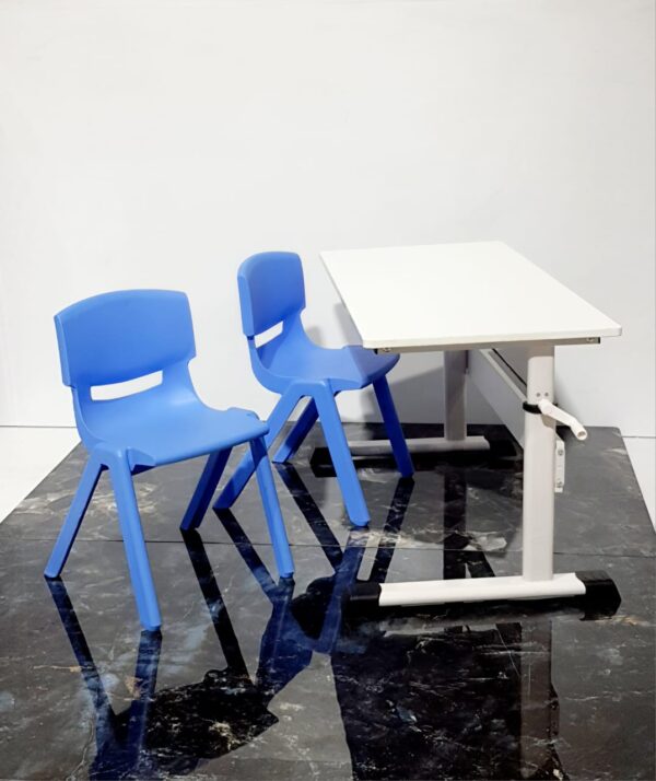 Height adjustable study table