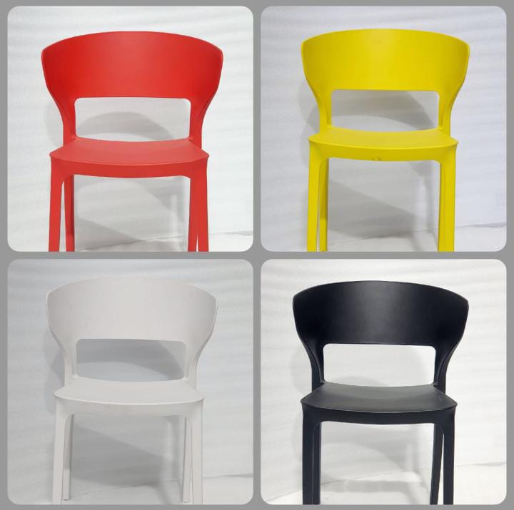 pp stacking chair red 2