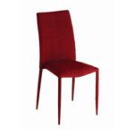 Dining Chair Home Chair Restaurant Chair With Steel Frame And Cushioned Seat