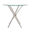 Dining table round glass