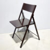 Metal folding chair brown colour