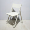 Metal folding chair white