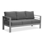 Metal Couch Sofa with Cushion for Home Living Room Office and Outdoor Spaces